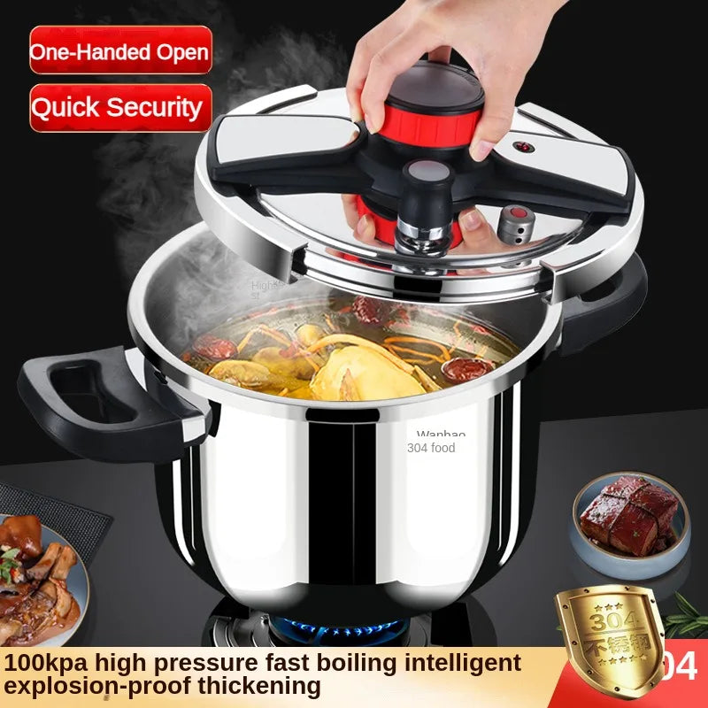 Olla de Presión de Acero Inoxidable 304 – 5L / 6L